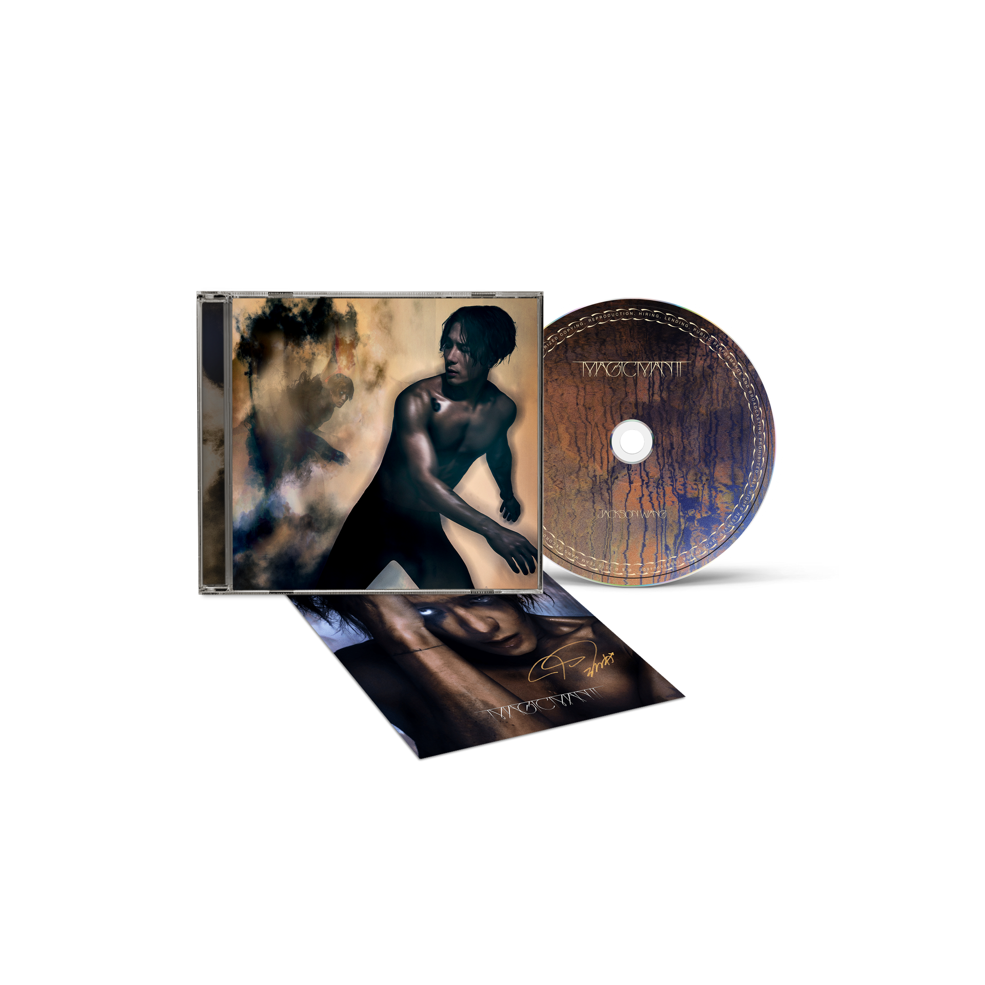 Jackson wang MAGICMAN 2 4 Ver. CD サインカード Jackson wang MAGICMAN 2 4 Ver. CD サインカード